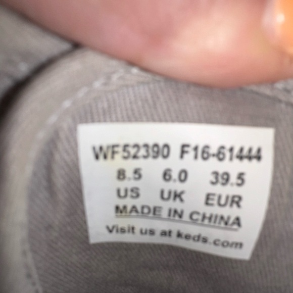 Keds X Kate New York Silver Glitter Champion Sneakers, Size 8.5 - Picture 10 of 10